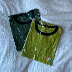 Big bud press black neck, ringer T bundle